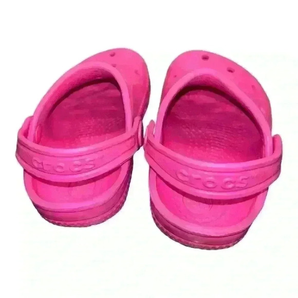 Crocs Classic Clog -  Kid - Pink Crush size 4 big kid pre-loved - Picture 5 of 8